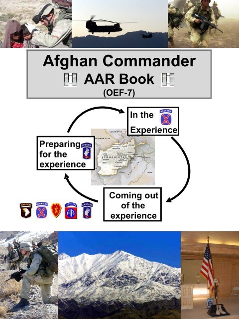 Afghan Cdr AAR Book - Company Command - U.S. Army