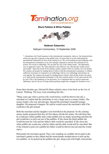 in PDF - Tamil Nation & Beyond