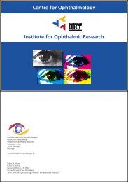 Centre for Ophthalmology Institute for Ophthalmic Research