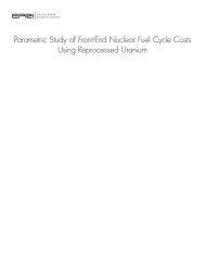 Parametric Study of Front-End Nuclear Fuel Cycle Costs Using ...
