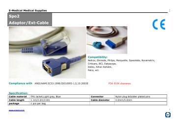 Spo2 Adaptor/Ext-Cable - Medical Supplies