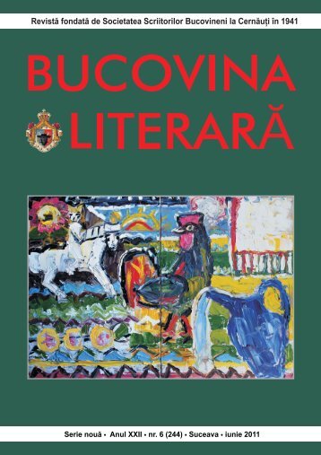 Bucovina literara nr. 6-2011 - Constantin Arcu Blog