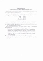 Sujet de l'examen de rattrapage