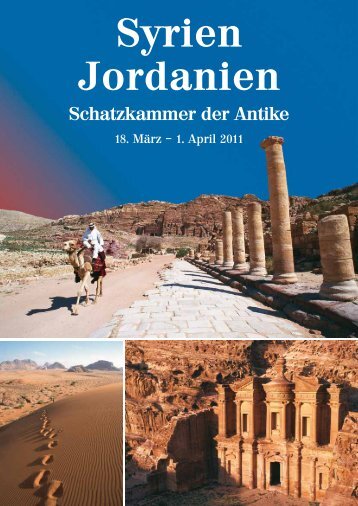 Syrien Jordanien - bei Terra Travel & Consulting AG