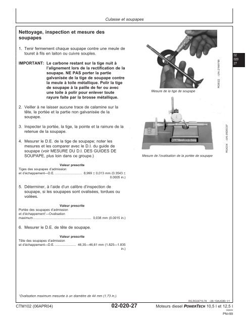 Moteurs diesel 10,5 l et 12,5 l Moteur de base