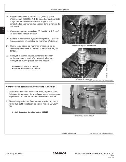 Moteurs diesel 10,5 l et 12,5 l Moteur de base