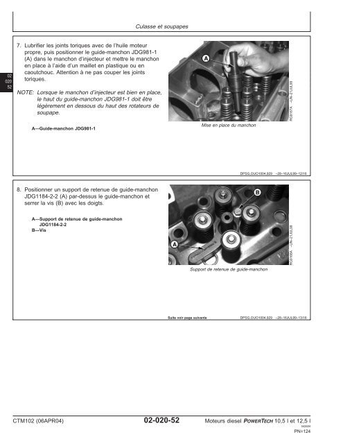 Moteurs diesel 10,5 l et 12,5 l Moteur de base