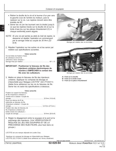 Moteurs diesel 10,5 l et 12,5 l Moteur de base