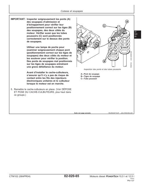 Moteurs diesel 10,5 l et 12,5 l Moteur de base