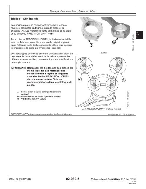 Moteurs diesel 10,5 l et 12,5 l Moteur de base