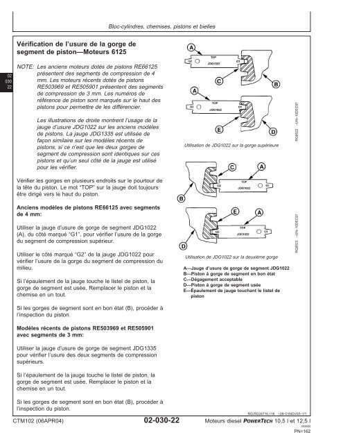 Moteurs diesel 10,5 l et 12,5 l Moteur de base