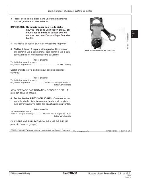 Moteurs diesel 10,5 l et 12,5 l Moteur de base