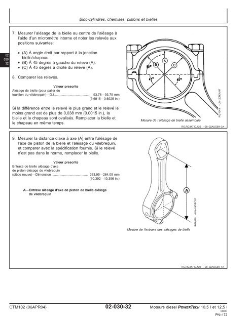 Moteurs diesel 10,5 l et 12,5 l Moteur de base