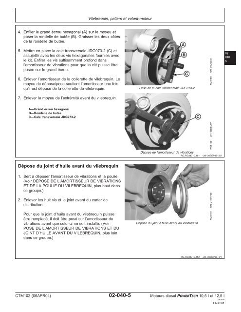 Moteurs diesel 10,5 l et 12,5 l Moteur de base