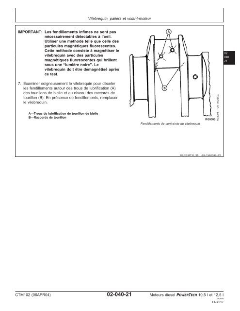 Moteurs diesel 10,5 l et 12,5 l Moteur de base