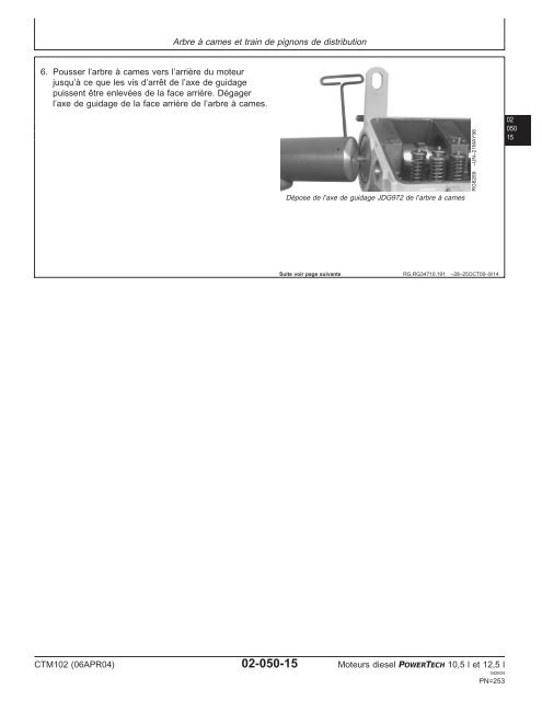 Moteurs diesel 10,5 l et 12,5 l Moteur de base