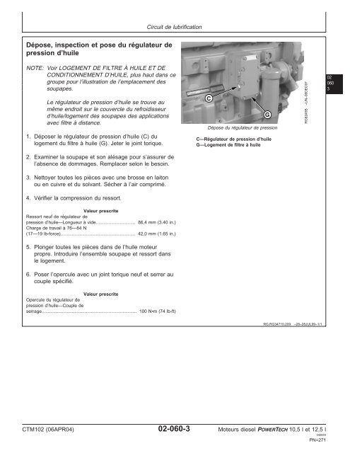 Moteurs diesel 10,5 l et 12,5 l Moteur de base