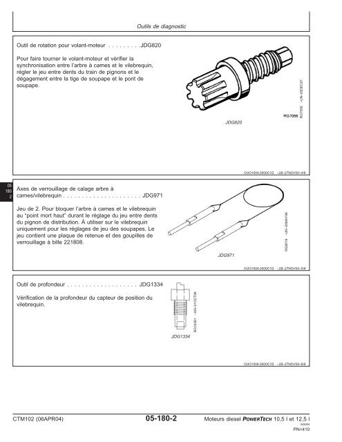 Moteurs diesel 10,5 l et 12,5 l Moteur de base