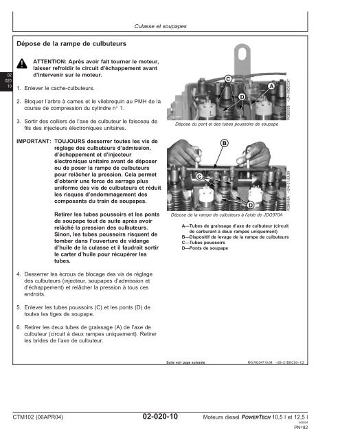 Moteurs diesel 10,5 l et 12,5 l Moteur de base