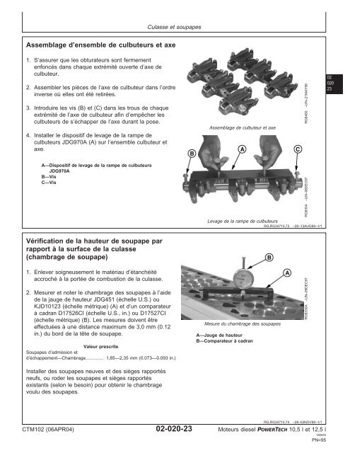 Moteurs diesel 10,5 l et 12,5 l Moteur de base