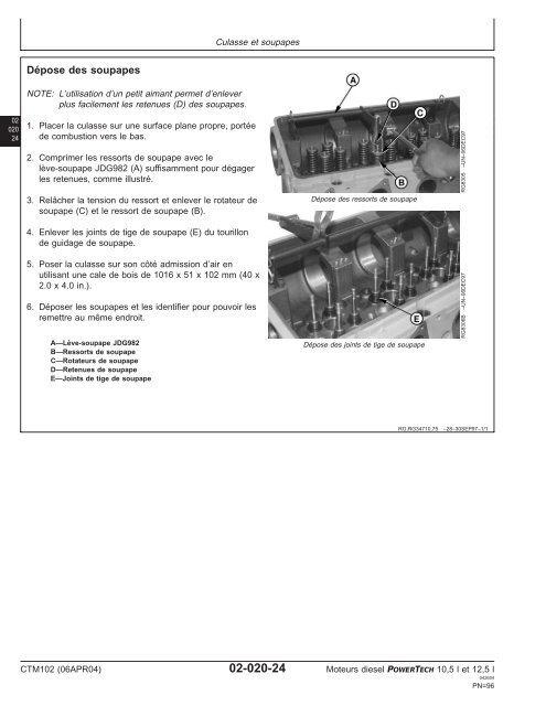 Moteurs diesel 10,5 l et 12,5 l Moteur de base