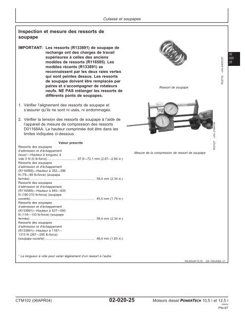 Moteurs diesel 10,5 l et 12,5 l Moteur de base