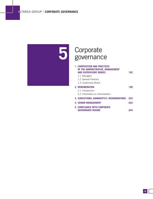 Annual report 2008 - Altarea Cogedim