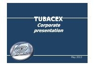 new products - Tubacex