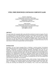 steel fibre reinforced continuous composite slabs - CCVI Information