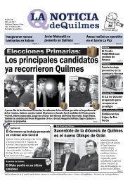 Los principales candidatos ya recorrieron Quilmes - la noticia de ...
