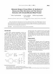 Molecular Design of Crown Ethers. 22. Synthesis of Benzocrown ...
