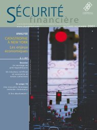 octobre-novembre 2001 - Vol. 26 - No 5 - Chambre de la sÃ©curitÃ© ...