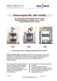 Elektromagnete EM1, EM2 und EM3 - Magnet-Messtechnik Jürgen ...