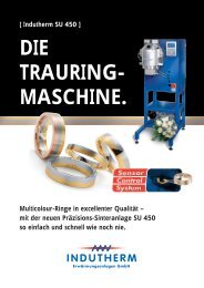 INDUTHERM Mini Vacuum Pressure Casting Machine MC15 +
