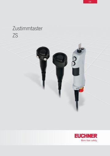 Zustimmtaster ZS - EUCHNER GmbH + Co. KG
