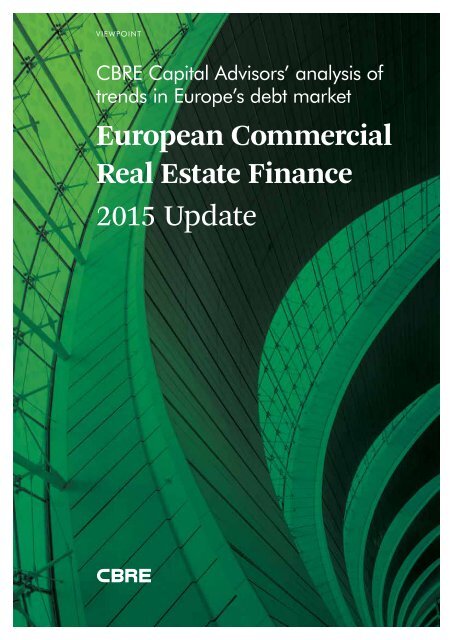 European Commercial Real Estate Finance 2015 Update