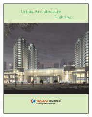 Urban Architecture Lighting - Bajaj Electricals