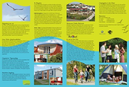 Unser Motto: Gastfreundlichkeit - Vakantiepark Vlugtenburg