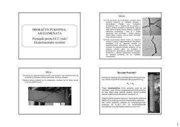 PRORAČUN PUKOTINA AB ELEMENATA Postupak prema EC2 i ...