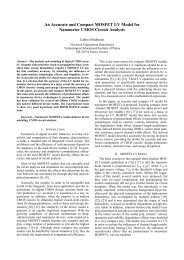 An Accurate and Compact MOSFET I-V Model for Nanometer CMOS ...