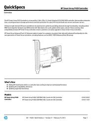 HP Smart Array P420 Controller - MgManager