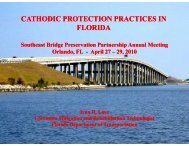 cathodic protection practices in florida - The National Center for ...