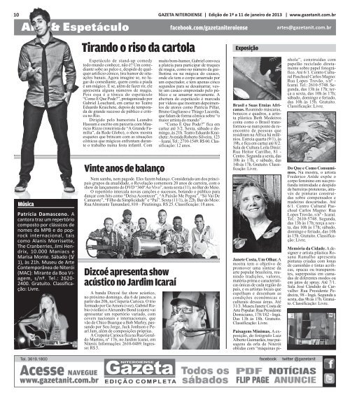 toques@gazetanit.com.br - Gazeta Niteroiense