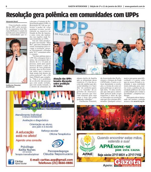 toques@gazetanit.com.br - Gazeta Niteroiense