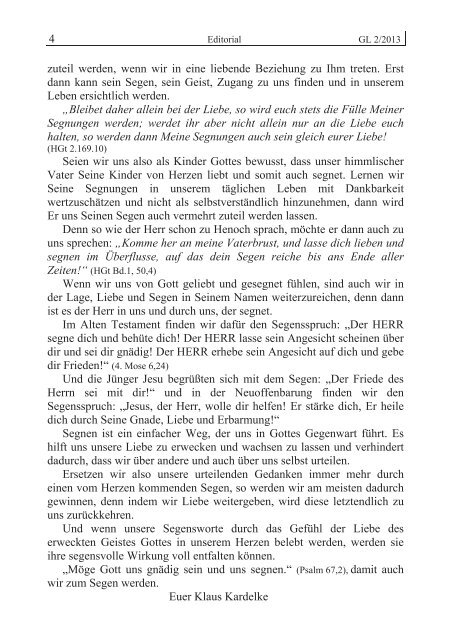 GL 2/2013 - der Lorber-Gesellschaft eV