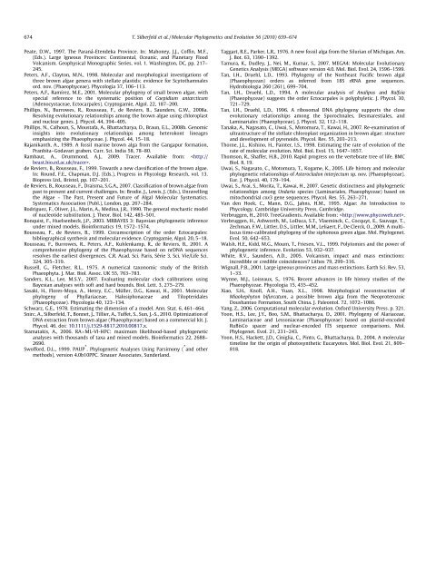 A multi-locus time-calibrated phylogeny of the brown algae ...