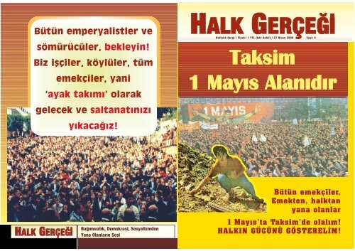 HALK GERÇE⁄‹