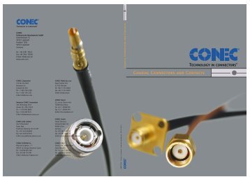 Coaxial Connectors and Contacts