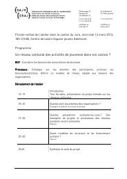 PV atelier reseau cantonal JU , 135.7 KB - SAJV