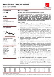 Retail Food Group Limited